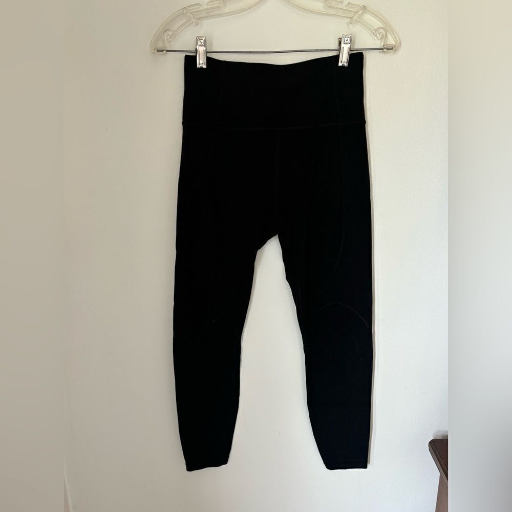 Athleta Rise Up Rib 7/8 Tight Size Small Black Legging